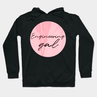 Engineering Gal Red Hoodie